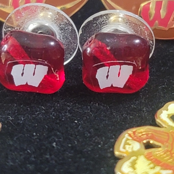 Bundle 3 par Wisconsin Badger Earrings very beautiful - Picture 6 of 7